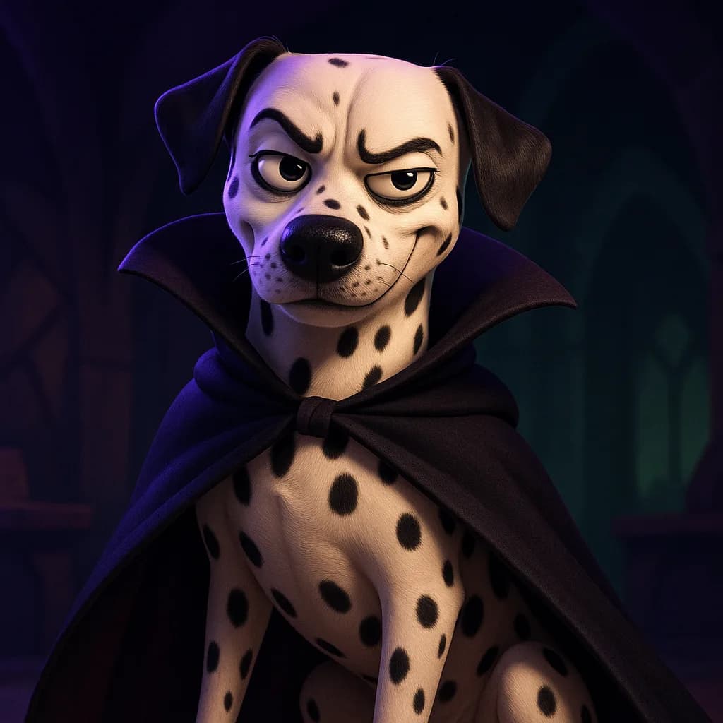 Pet Cartoon pet portrait example 3